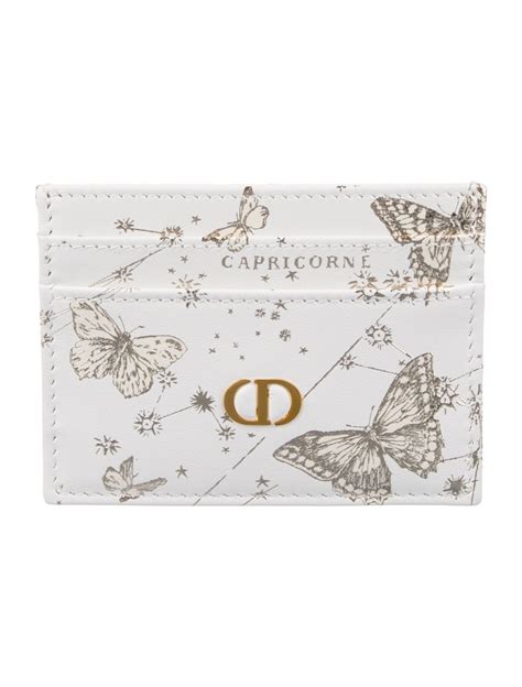 dior capricorn card holder|authentic dior monogram wallet.